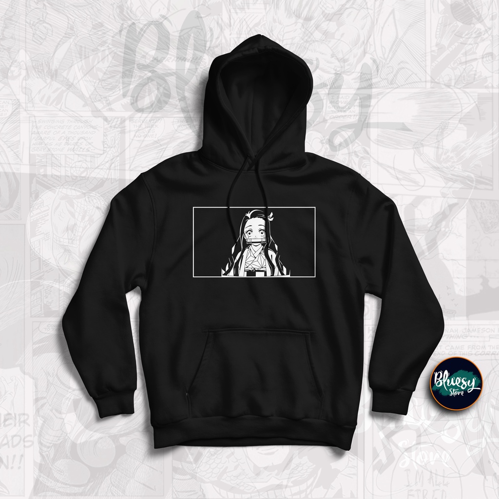 Hoodie ANIME NEZUKO KAMADO KIMETSU NO YAIBA DEMON SLAYER / BAJU KNY KIMETSU NO YAIBA NEZUKO KAMADO