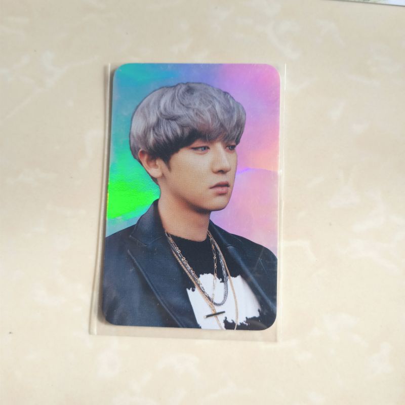 pc photocard exo chanyeol hologram tempo