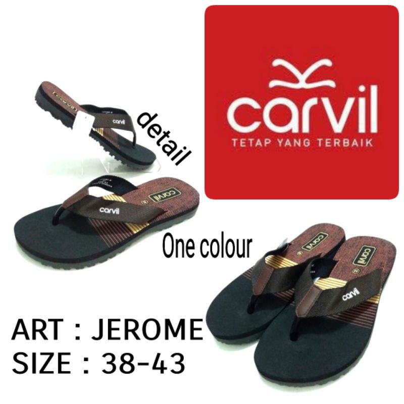 SANDAL JAPIT COWOK CARVIL JEROME SIZE 38-43