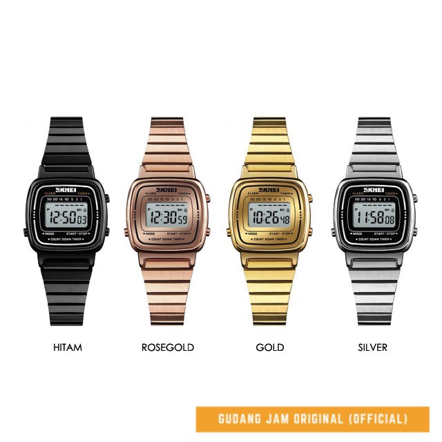 Jam Tangan Wanita ORIGINAL SKMEI Digital LED