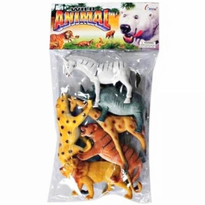 Mainan Binatang Karet Besar Wild Animal Besar