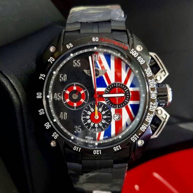 Jam Tangan Sport Cowok Pria Mobil Mini Cooper