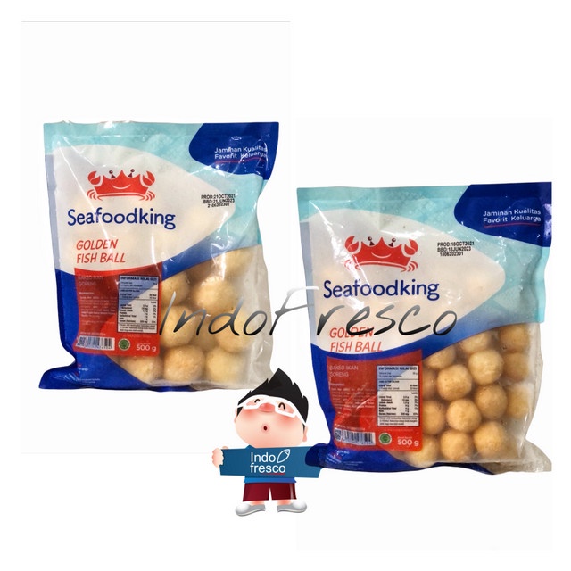 

Seafood King Bakso Ikan Goreng- Fried Fish Ball 500g