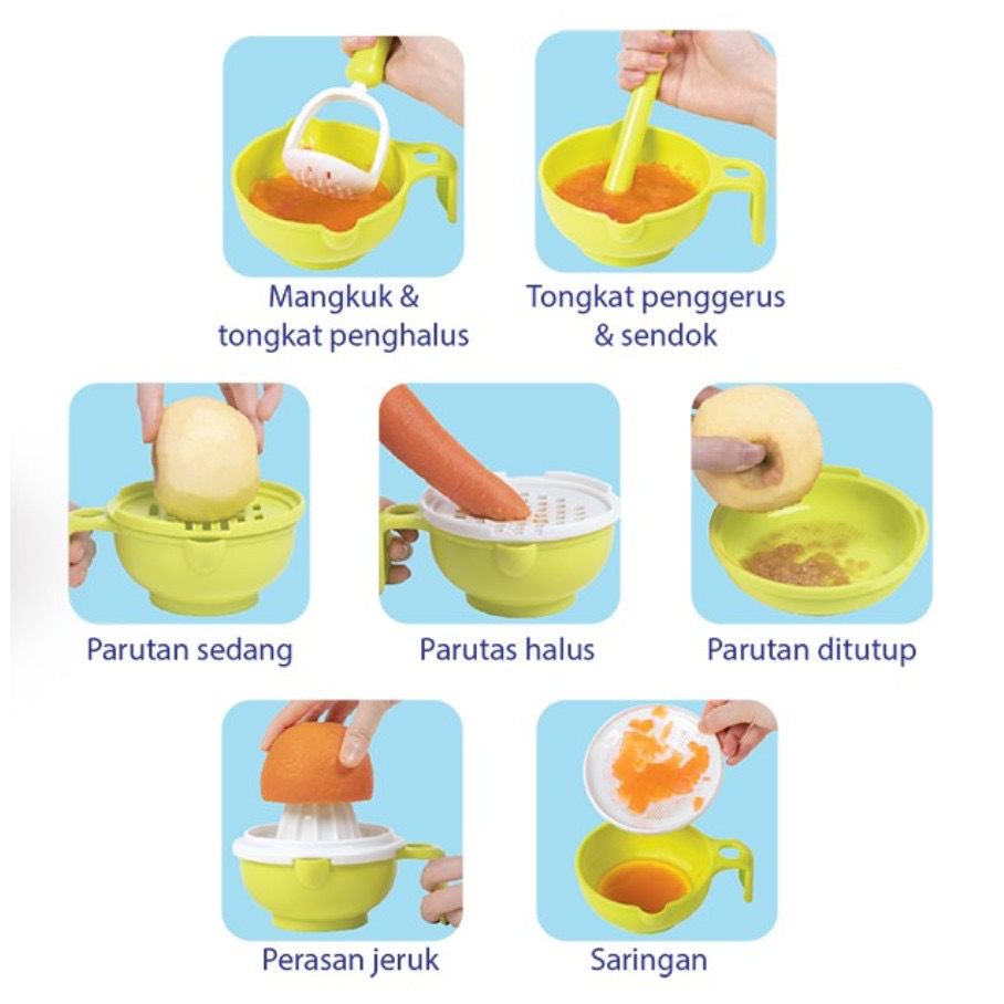 Baby Safe Multi Food Grinding set AP014 / penghalus makanan