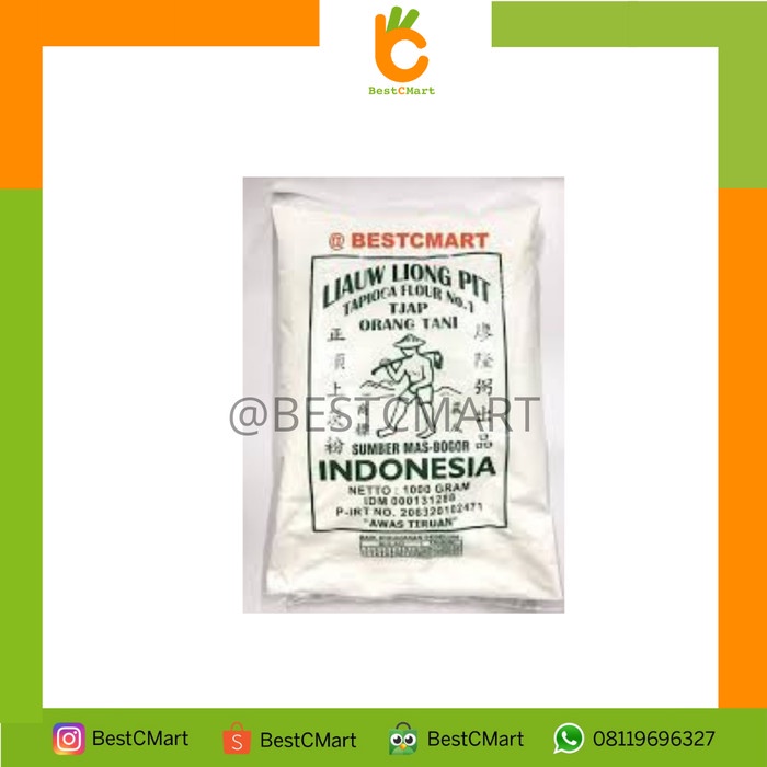 

PROMO [COD] LIAUW LIONG PIT TAPIOCA FLOUR / TEPUNG TAPIOKA / SAGU 1000 GR