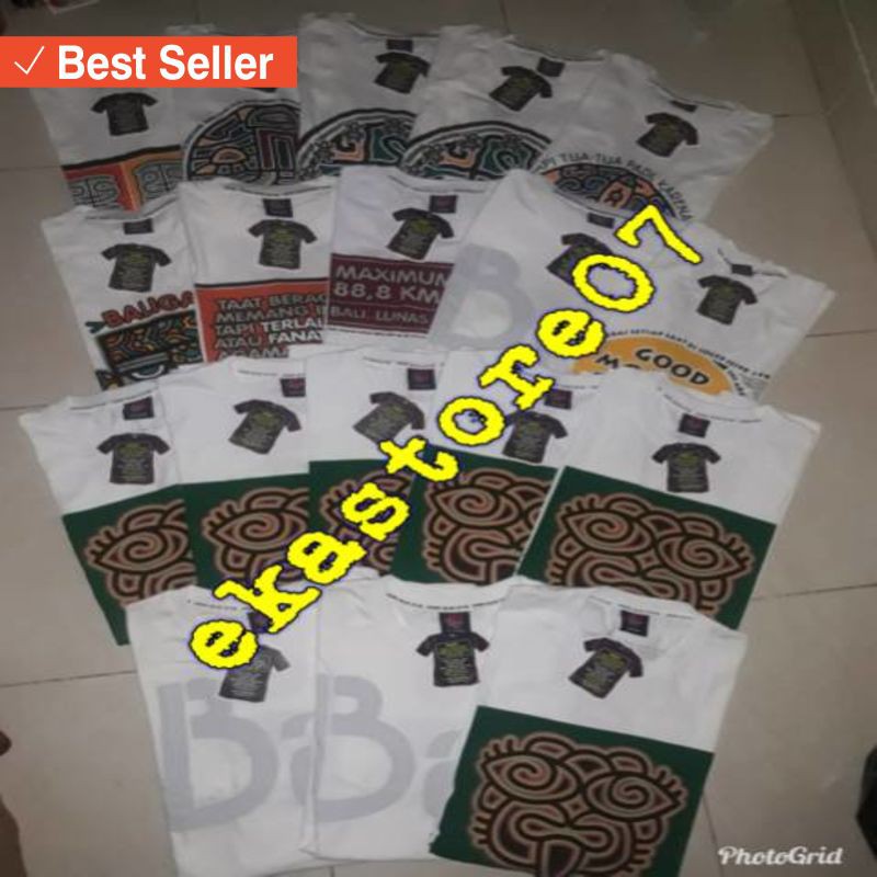 KAOS WANITA SEXY SHIRT SIZE XS S M L XL XXL / Kaos joger bali original (putih) size XXS-XL