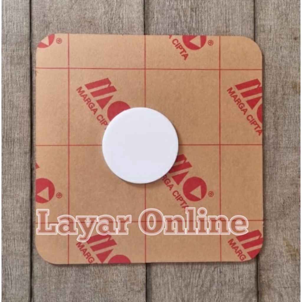 Premium Acrylic Putih Solid 3mm Diameter 82cm Akrilik Laser Cutting Bulat Potongan