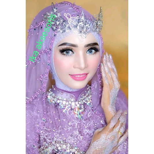Slayer Pengantin /Slayer mutiara Pengantin /Hijab Pengantin