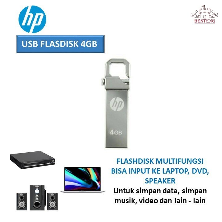 Flashdisk Flashdrive HP 4GB 4 GB Besi