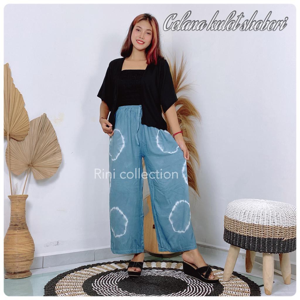 Celana Kulot Panjang Shibori-4