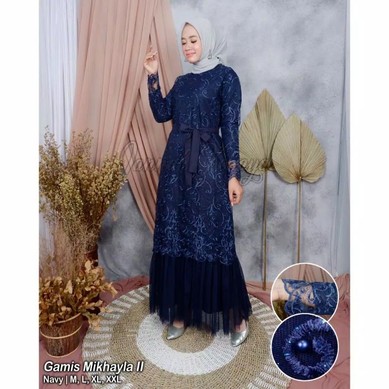 GAMIS MIKHAYLA/KRBAYA KONDANGAN/KEBAYA WISUDA/KEBAYA MUSLIM