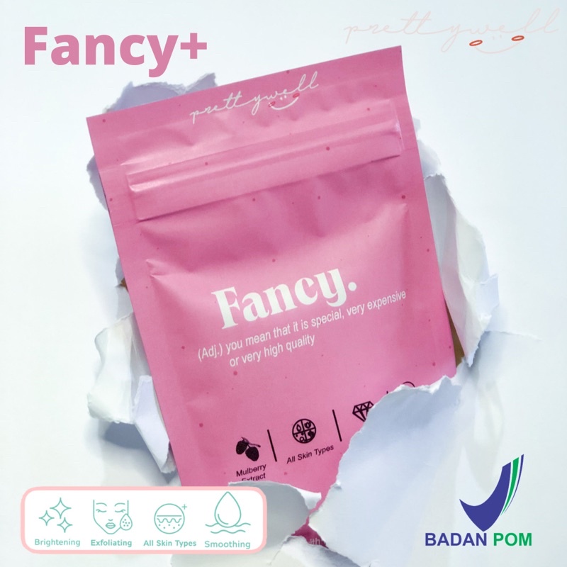 (READY) NEW FANCY+  CLAY MASK (ADVANCED FORMULA) BPOM HALAL MASKER WAJAH