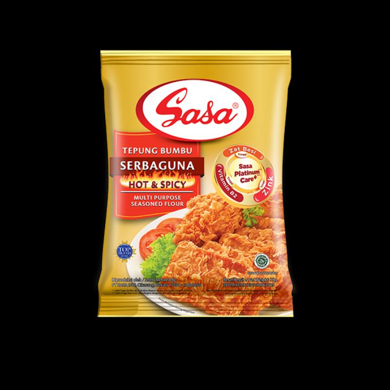 

Sasa Tepung Bumbu Serbaguna Hot & Spicy 210Gr