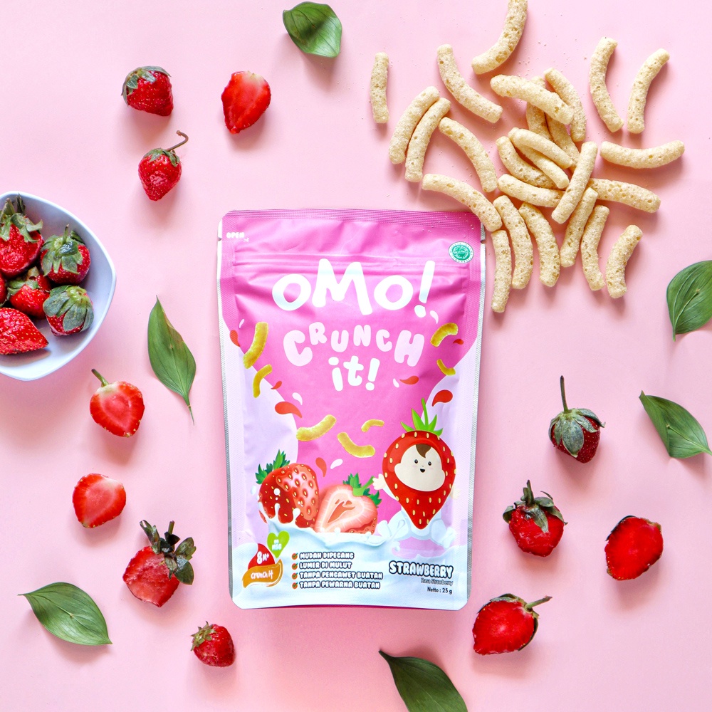 

OMO Snacks Crunch It 25 gr - Strawberry