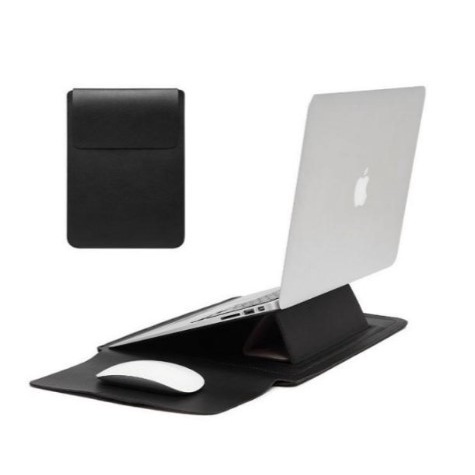 COTEetCI Multifunctional Leather Liner Bag with Mousepad &amp; Stand