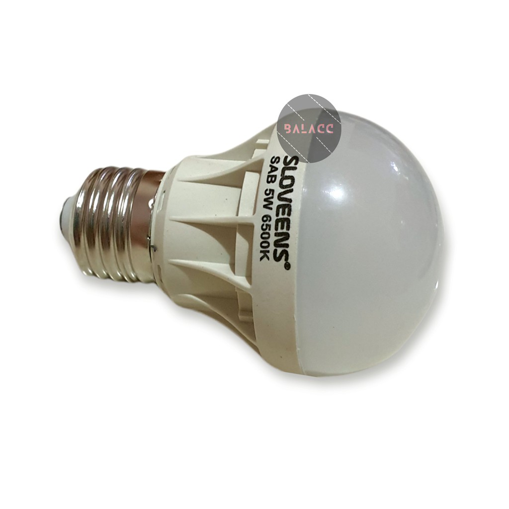 Lampu Led Sloveens SAB 5 Watt Bulb A Series Cahaya Putih