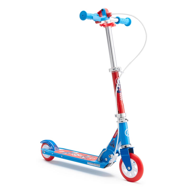 SKUTER ANAK OXELO PLAY 5 PRODUK IMPORT ORIGINAL SCOOTER OXELO WITH BRAKE PURPLE