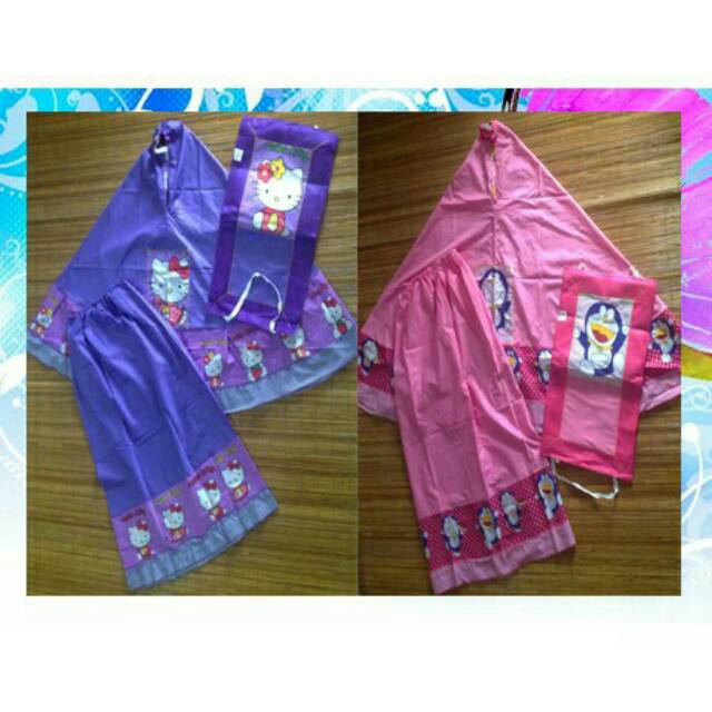 MUKENA ANAK KARAKTER DORAEMON