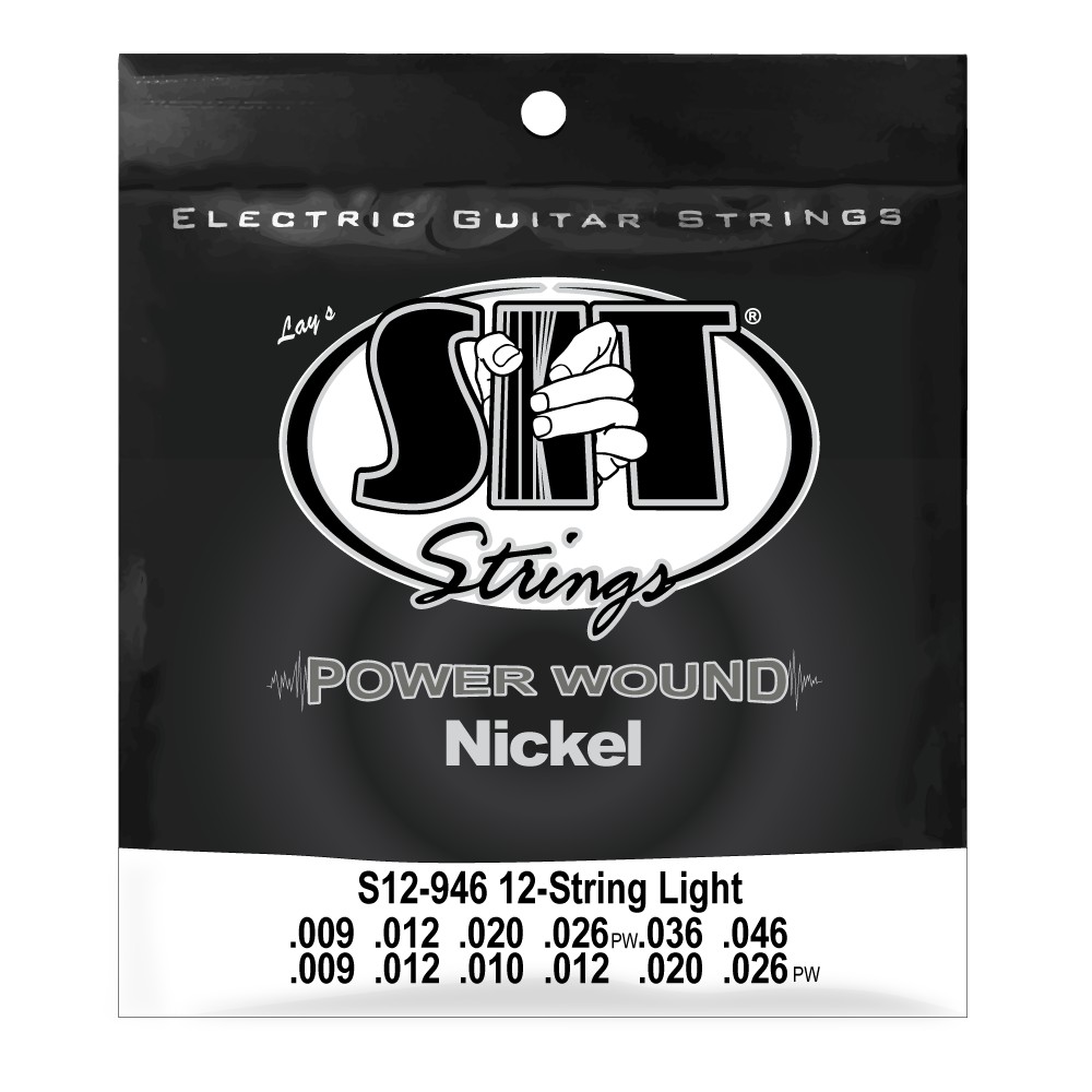 S12946 12-STRING ELECTRIC POWER WOUND NICKEL ELECTRIC SIT STRING