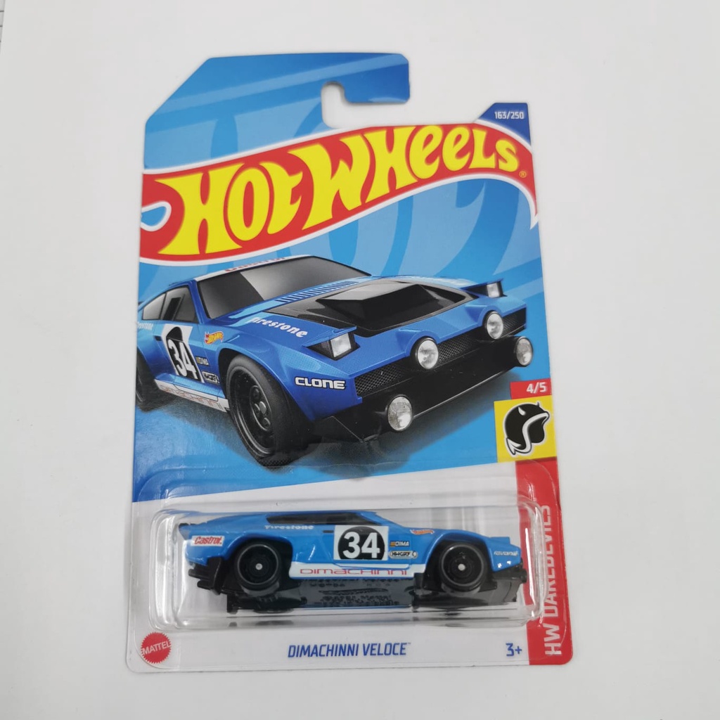 Hot Wheels H22 DIMACHINNI VELOCE Biru HW Hotwheels