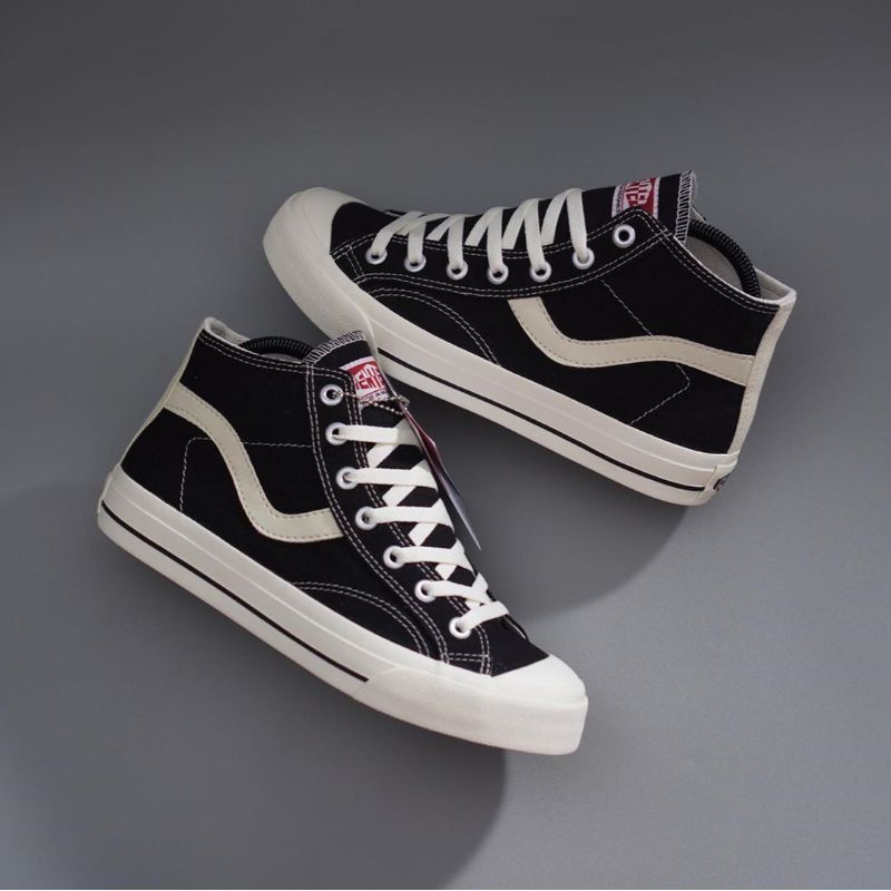 Sepatu ventela public Black natural high low Original sepatu vantella