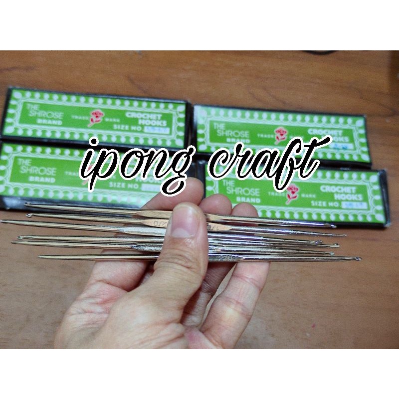 Hakpen Rajut / Hakpen Rose / Alat Rajut /Jarum Rajut