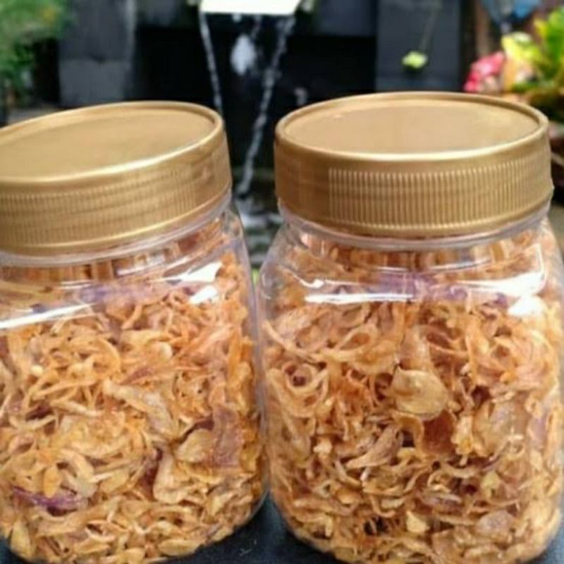 

Bawang Goreng Sumenep kemasan toples praktis