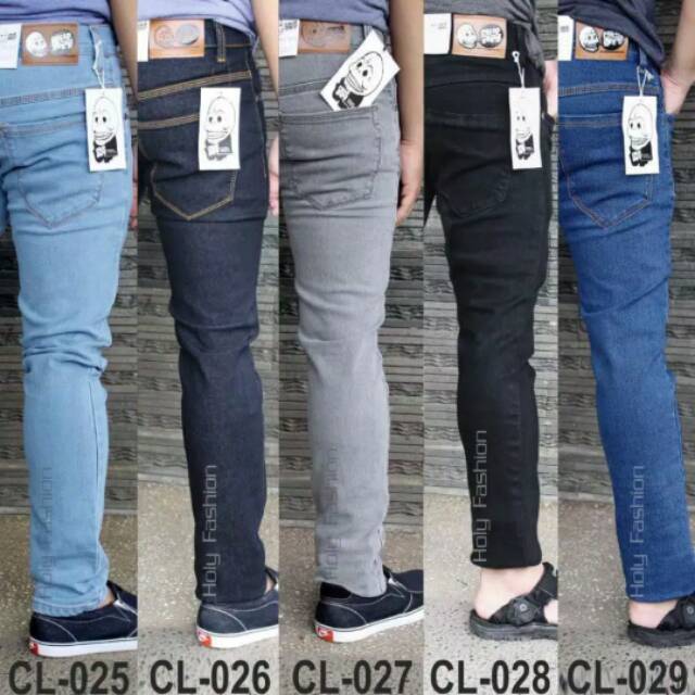  PROMO 3pcs 1kg Celana  Jeans Pensil  Stecth Panjang 