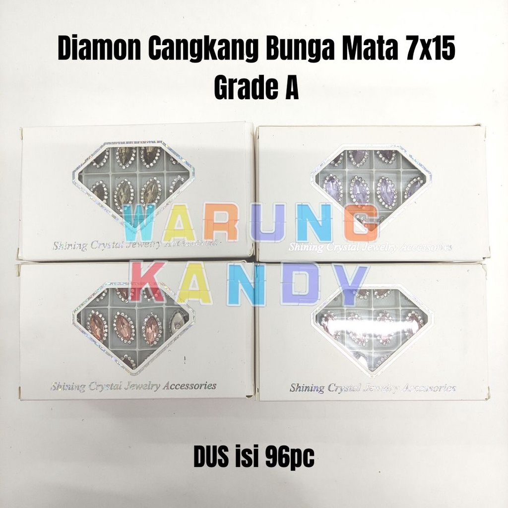 Diamon Cangkang Bunga Mata 7x15 GRADE A - DUS