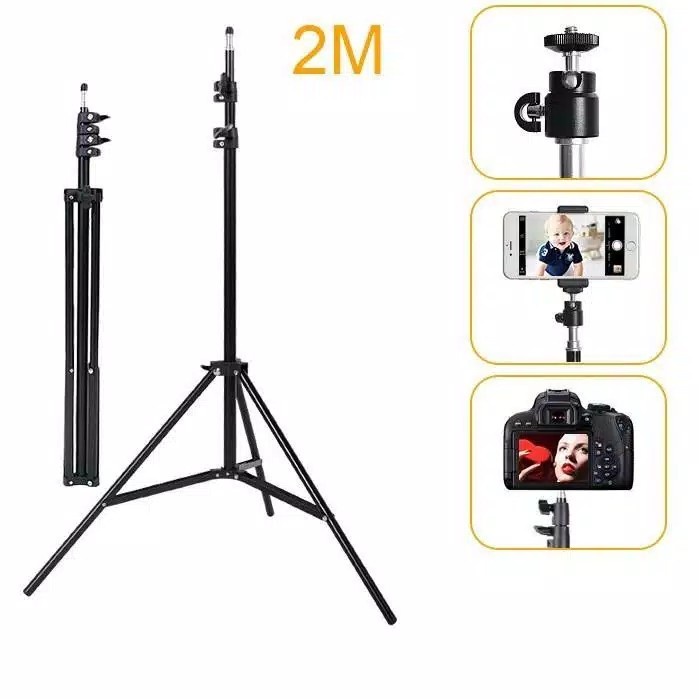 Trend-Tripod 2M - Tripod Ringlight - Tripod 2m Stand Kamera - Tripod