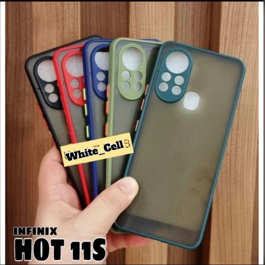 Infinix Hot 11 Hot 11S NFC  Case Dove Matte Mychoice Slim Case Fuze Macaron