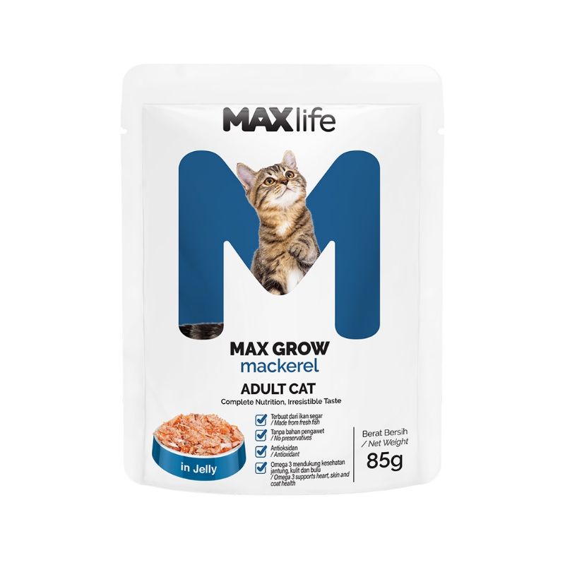 Max Life Cat Pouch 85Gram Catfood Wetfood