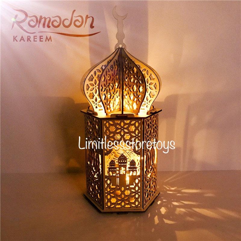 Lampu Dekorasi MUSLIM ISLAMIC Bahan kayu untuk Hiasan Bagus / Dekorasi LAmpu