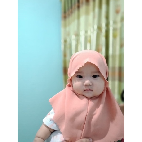 Bergo Bayi/Anak lasercut Hawa/Size 0-4 tahun