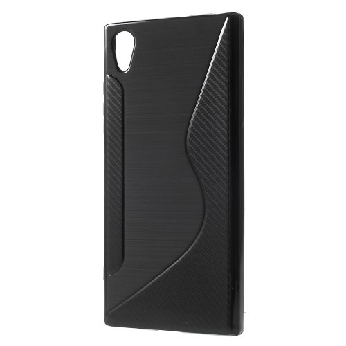 TPU S-Type Carbon Soft Case Sony Xperia XA1 Plus - XA1 Plus Dual