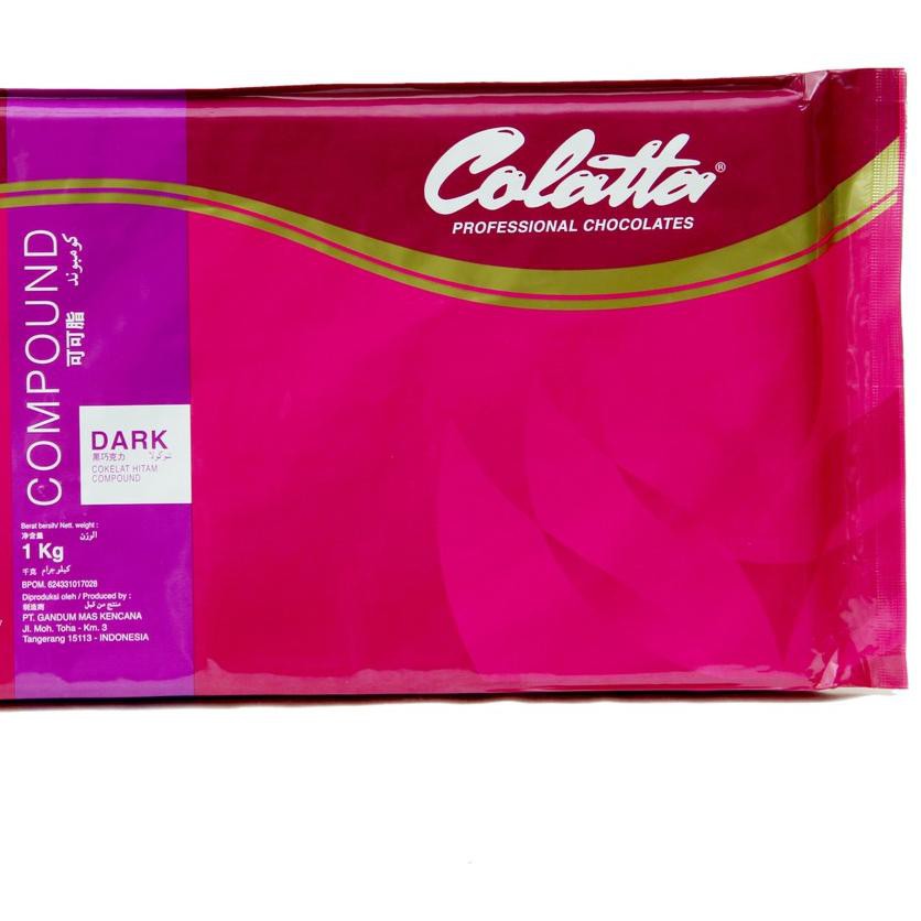 

PROMO BESAR KODE-288 Cokelat Batang - Colatta Dark Chocolate Compound Kemasan 1kg