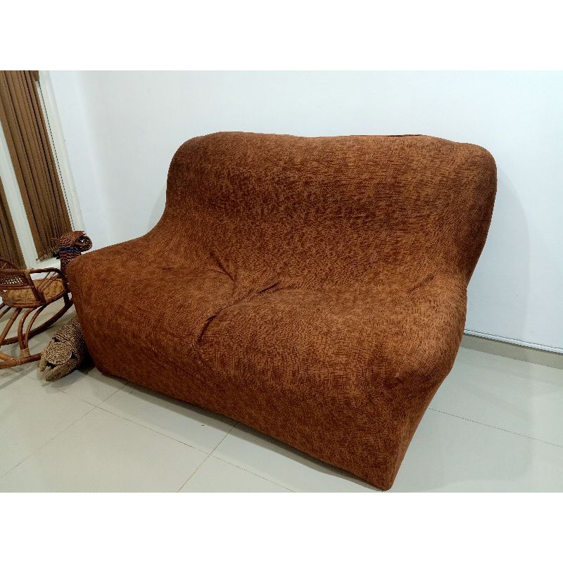 Cover Sofa 1 Seater Strech Plan Grid Import/ Penutup Sofa 1 Seater Elastis