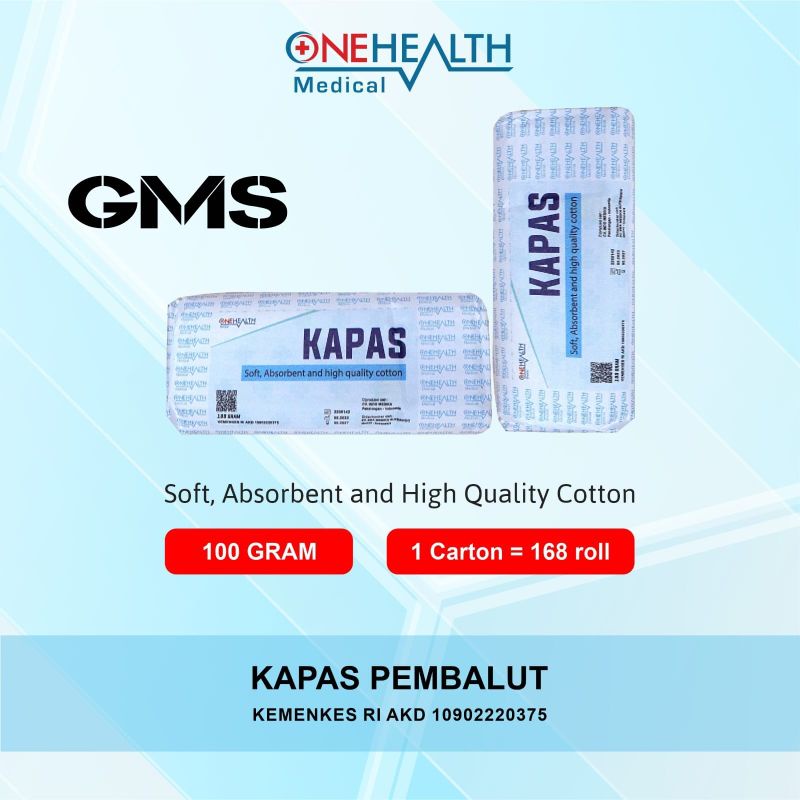 Kapas Pembalut 100 gram Onehealth