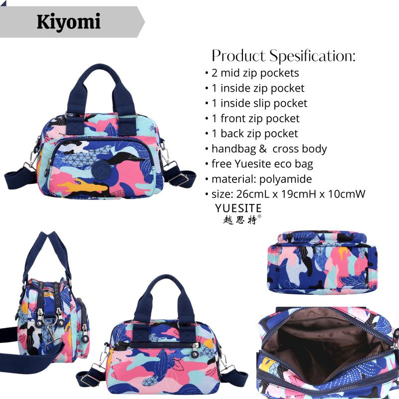 Tas tenteng selempang wanita handbags yuesite kiyomi HT original cyutebags