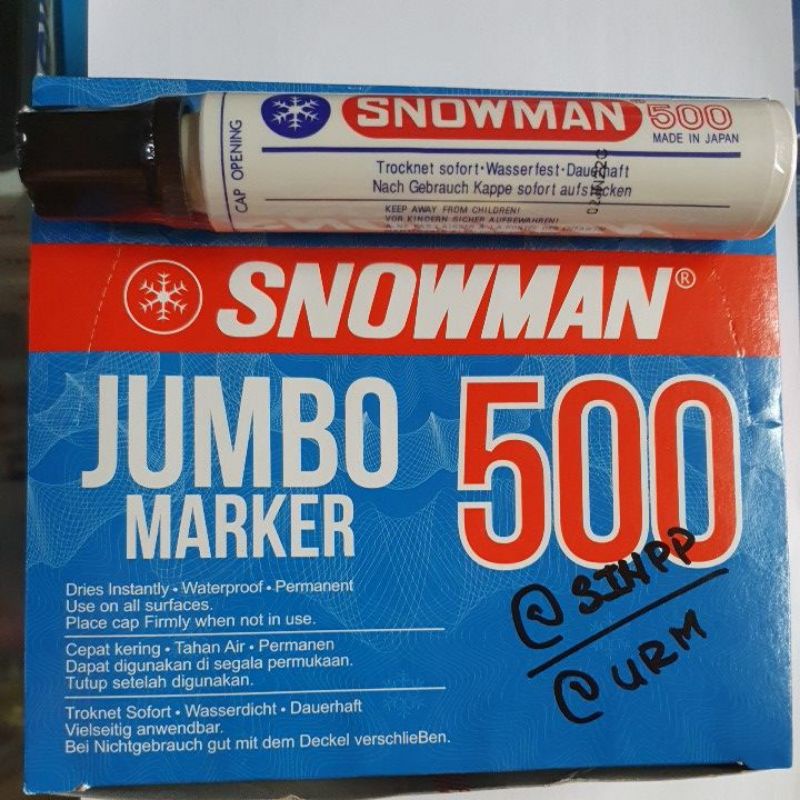 

spidol marker jumbo Snowman 500