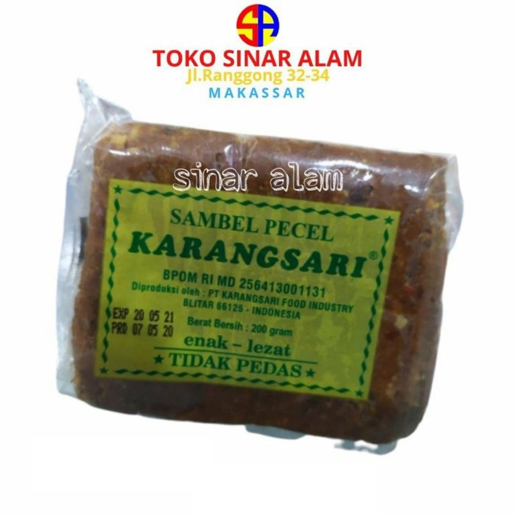 

Sambel Pecel Karangsari 200 gr/sambal pecal