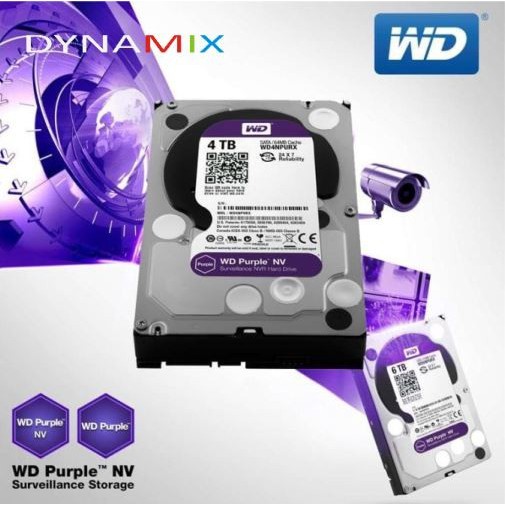 HARDDISK WD Purple 4TB SATA3 khusus CCTV HDD WD42PURZ GARANSI RESMI