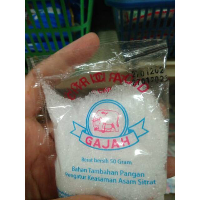 

Sitrun / Citrun / Asam Sitrat / Citric Acid cap Gajah