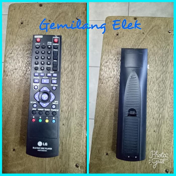 RM-1783 REMOTE DVD LG ORIGINAL DV390 PROMO