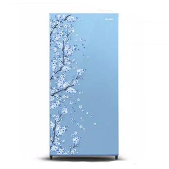 SHARP SJ N 162 D SB / SAKURA BLUE KULKAS LEMARI ES 1 PINTU 133 LITER / SJN162DSB