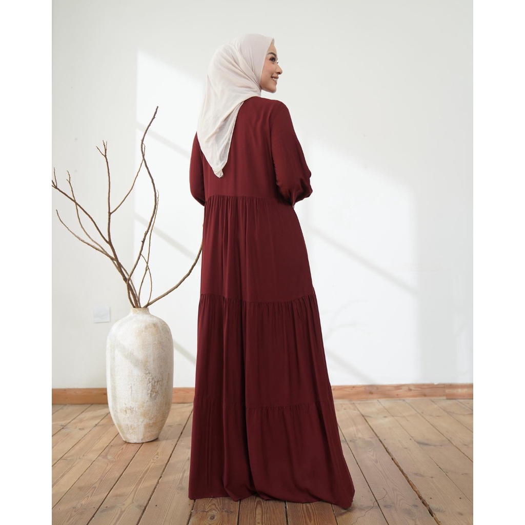 Others gamis remaja 2022 kekinian viral Gamis Trendy Simple Dress Syari Terbaru gamis modern ori import  gamis putih wanita manasik haji Dress Muslim Wanita  Dress Remaja Murah Baju muslim polos FH23