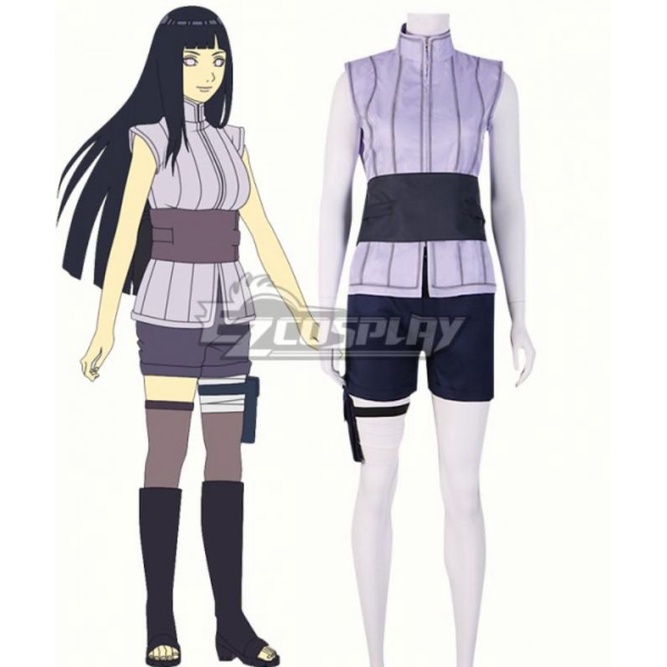 HINATA HYUUGA COSPLAY COSTUME//HINATA COSPLAY//NARUTO COSPLAY