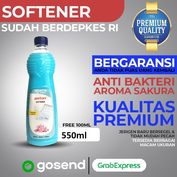 SOFTENER PXTON ANTI BAKTERI 450ml + Free 100ml