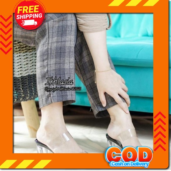 Heels Hills Heel Sepatu Hak Tinggi Hak Tahu Sandal Haihil Ibu2 Kondangan Pesta Murah Import Mewah Te