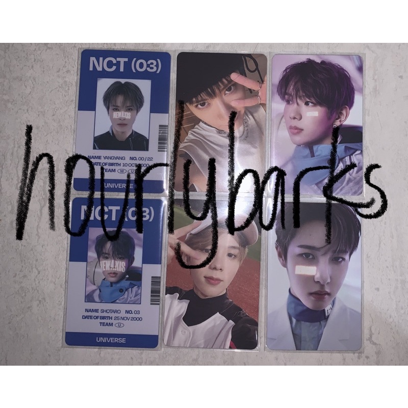 [Ready Stock] MD universe ID Card - Selca - Concept PC (Ten Renjun Yangyang Shotaro)